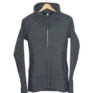 Lululemon Radiant Jacket II - Heathered Core Dark Grey - Size 4